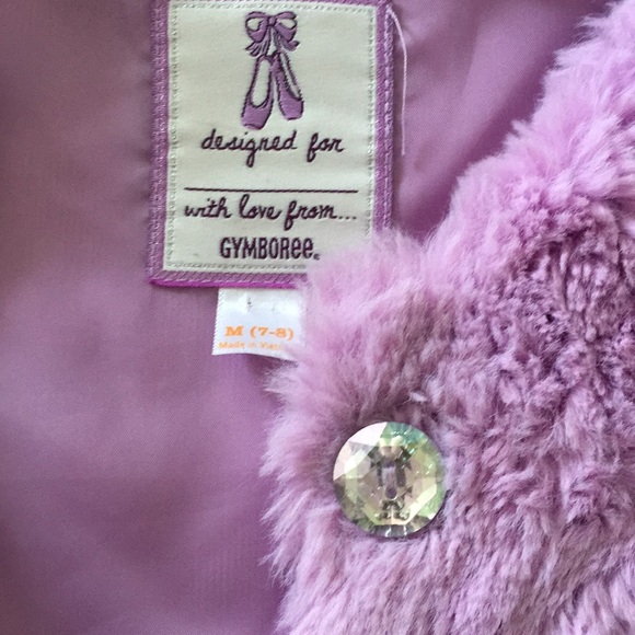 ⭐️4/$30 Gymboree purple Faux Fur Vest - Picture 4 of 4